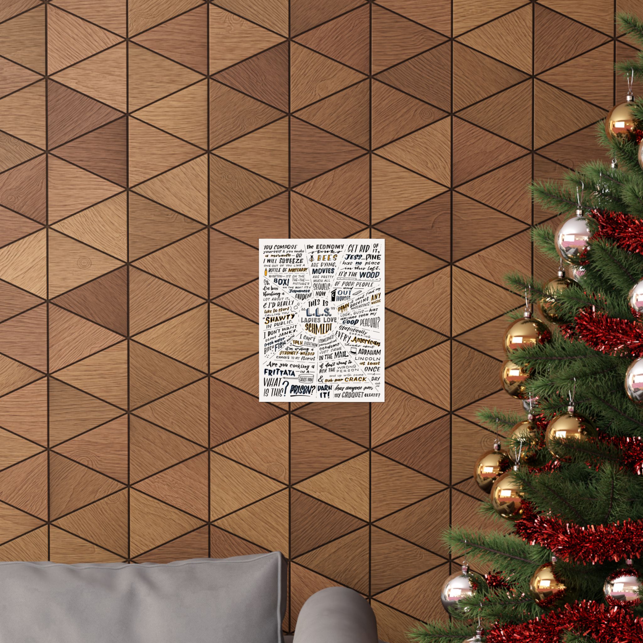 New Girl | Schmidt Quotes | Matte Vertical Poster - Image 8