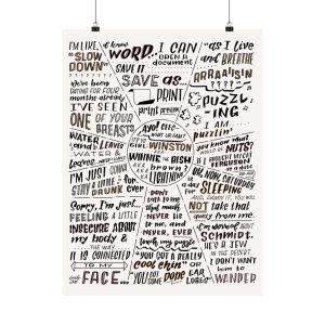 New Girl | Winston Quotes | Matte Vertical Poster