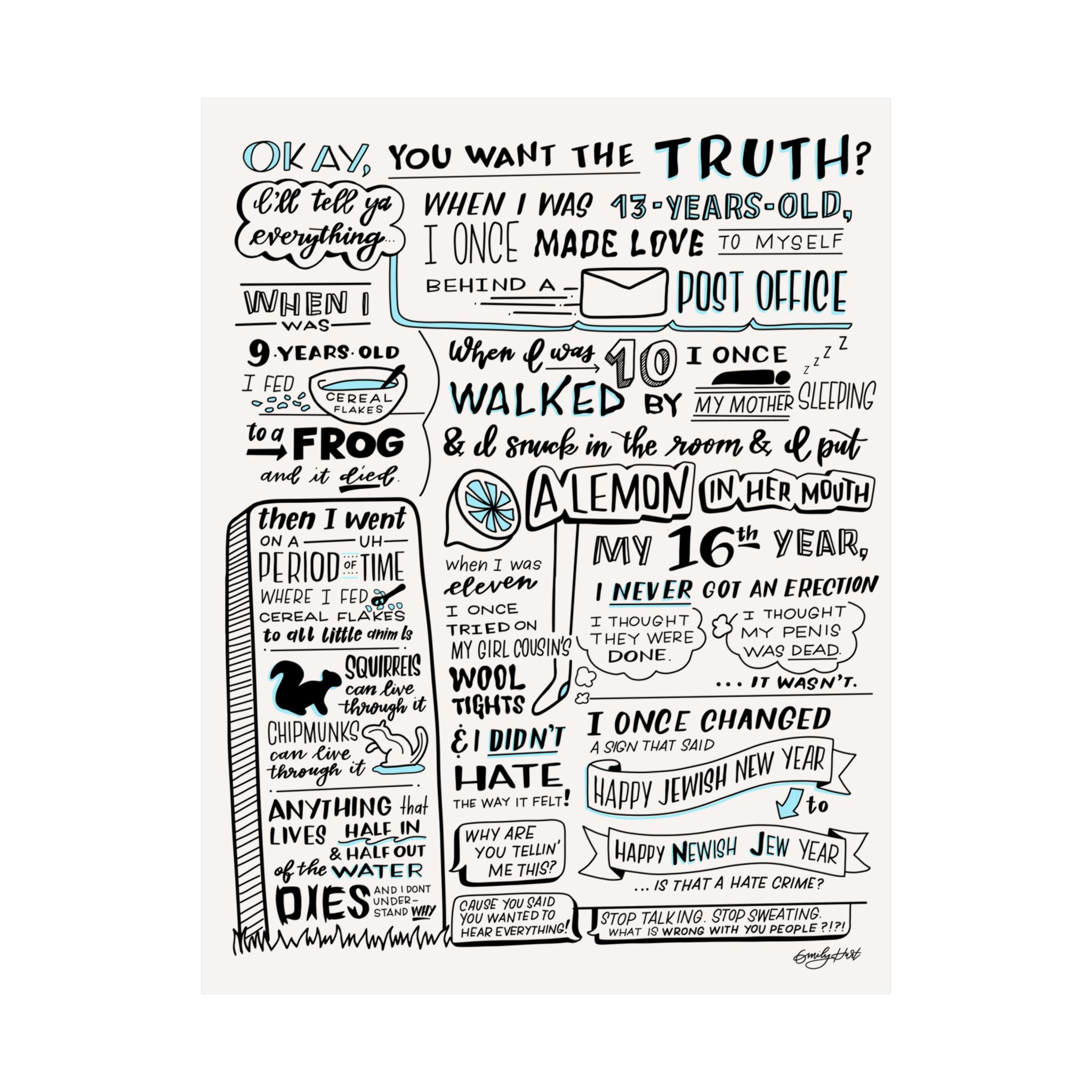 New Girl | Nick Miller's Secrets | Matte Vertical Poster - Image 6