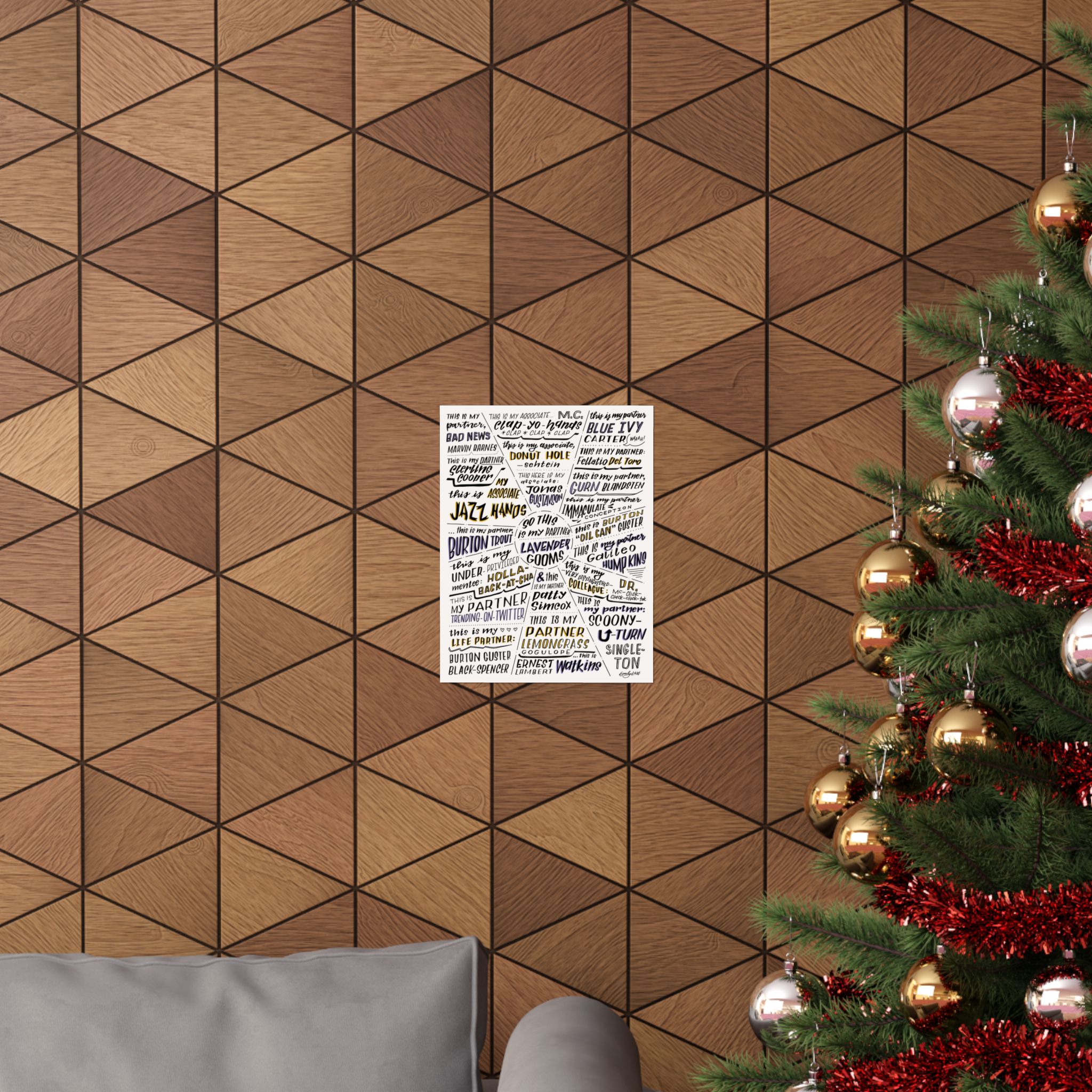 Psych | "This is my partner..." Quotes | Matte Vertical Poster - Image 8